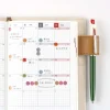 Hobonichi | Pegatinas TSUKI no IRO: Transparent Dot Stickers (6mm)