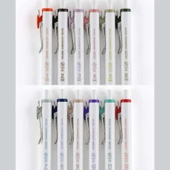 Hobonichi | Set de Bolígrafos con Funda TSUKI no IRO: Uniball One - July-Dec