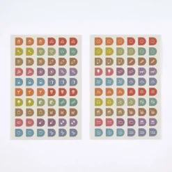 Hobonichi | Set de Pegatinas TSUKI no IRO Schedule