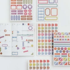 Hobonichi | Set de Pegatinas TSUKI no IRO Schedule