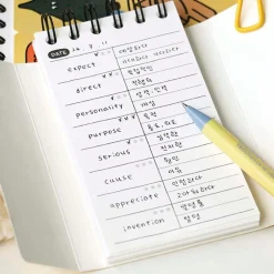 Iconic | Cuaderno de Vocabulario Doodle Black