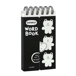 Iconic | Cuaderno de Vocabulario Doodle Black