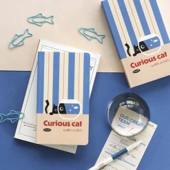 Iconic | Cuaderno Slow Handy Curious Cat (Rayas)
