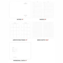 Iconic | Cuaderno Solitude B6 Powder Blue (Cuadros)