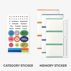 Iconic | Álbum de Tickets Collect Ticket Book Cream Yellow