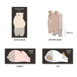 Iconic | Notas Adhesivas Animal Brown Bear