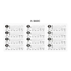 Iconic | Pegatinas Diary Date 01 Basic