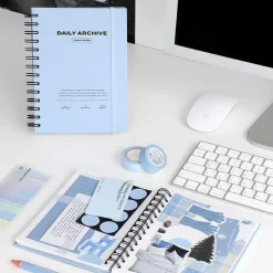 Iconic | Planificador Daily Archiving Book Powder Blue
