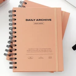 Iconic | Planificador Daily Archiving Book Peach Coral