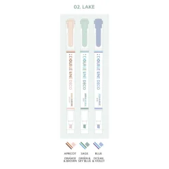Iconic | Rotuladores Doble Punta Double Line Lake