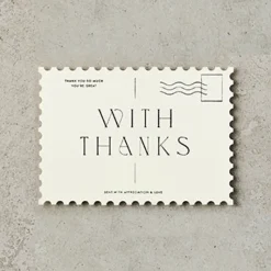 Katie Leamon | Postal Vintage Type With Thanks