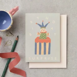 Katie Leamon | Tarjeta de Cumpleaños Birthday Surprise Jack-in-The-Box