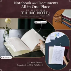 King Jim | Cuaderno Archivador Filing Note A5 Red