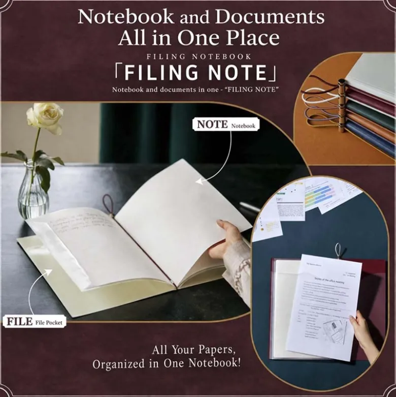 King Jim | Cuaderno Archivador Filing Note A5 Green