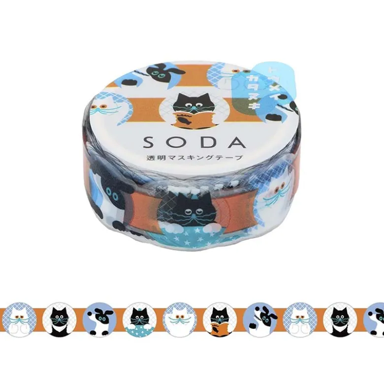 King Jim | SODA Transparent Pet Tape Face (15mm)
