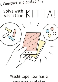 King Jim | Washi Tape Precortado KITTA Basic Shine
