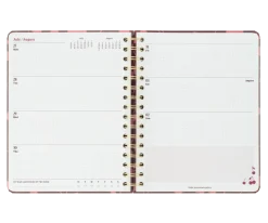 Kokonote | Agenda Escolar Bambina Cherry Rouge 2026-2027 (Semanal)