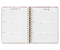 Kokonote | Agenda Escolar Bambina Cherry Rouge 2026-2027 (Semanal)