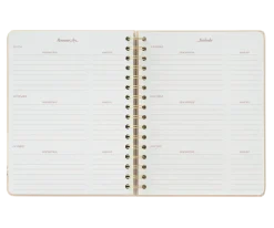 Kokonote | Agenda Escolar Bambina Latte Blossom 2026-2027 (Semanal)