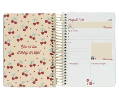 Kokonote | Agenda Escolar Muse Cherry Cottage 2026-2027 (Diaria)