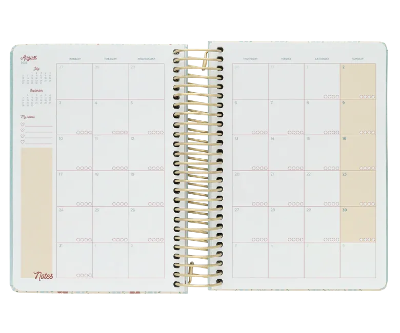 Kokonote | Agenda Escolar Muse Cherry Cottage 2026-2027 (Diaria)