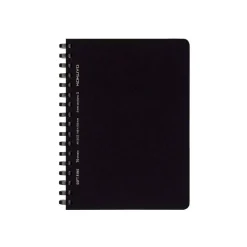 Kokuyo | Cuaderno Soft Ring A6 Black (Cuadros)