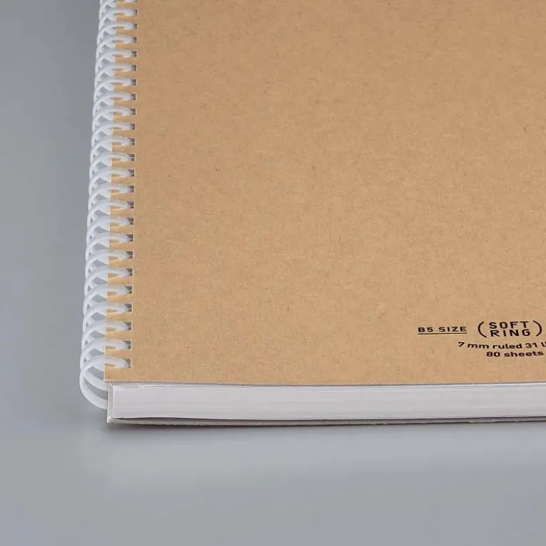 Kokuyo | Cuaderno Soft Ring B5 Natural Beige (Rayas)