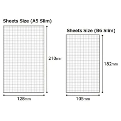 Kokuyo | Cuaderno Soft Ring Penott A5 White (Cuadros)