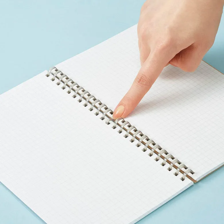Kokuyo | Cuaderno Soft Ring Penott A5 Black (Cuadros)