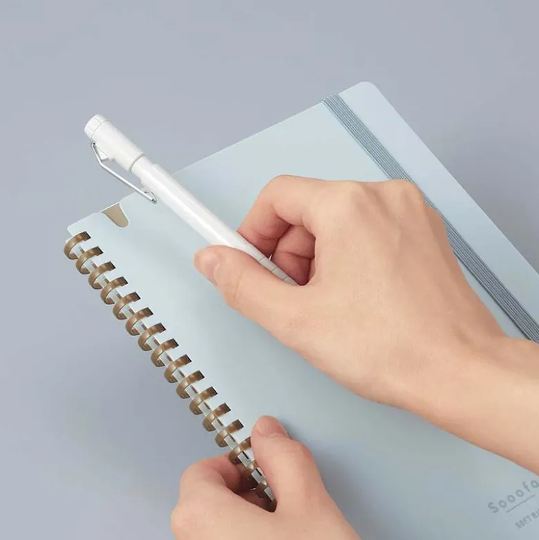 Kokuyo | Cuaderno Soft Ring Sooofa A5 Pink (Cuadros)