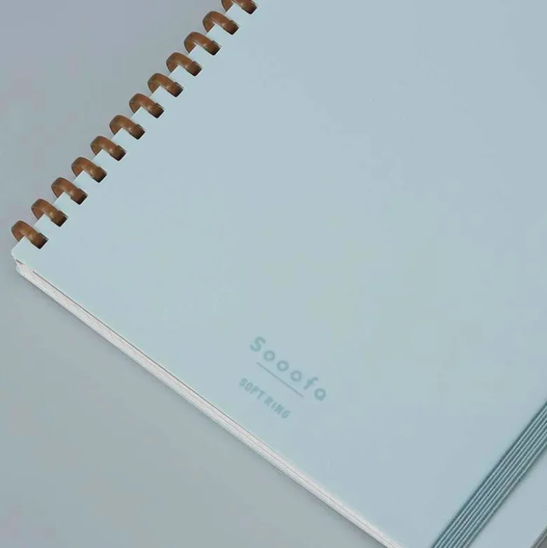 Kokuyo | Cuaderno Soft Ring Sooofa A5 Light Blue (Cuadros)