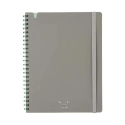 Kokuyo | Cuaderno Soft Ring Sooofa A5 Warm Gray (Cuadros)