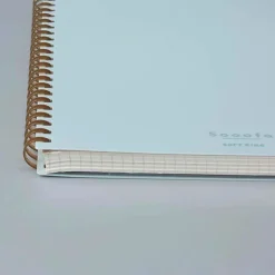 Kokuyo | Cuaderno Soft Ring Sooofa A5 Warm Gray (Cuadros)