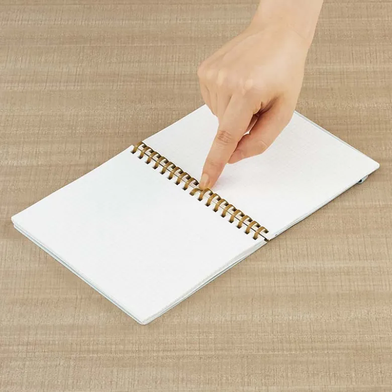 Kokuyo | Cuaderno Soft Ring Sooofa A6 Pink (Cuadros)