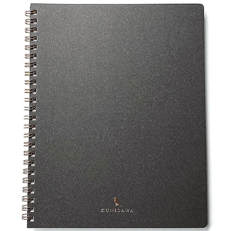 Kunisawa | Cuaderno B5 Executive Ring Note Charcoal