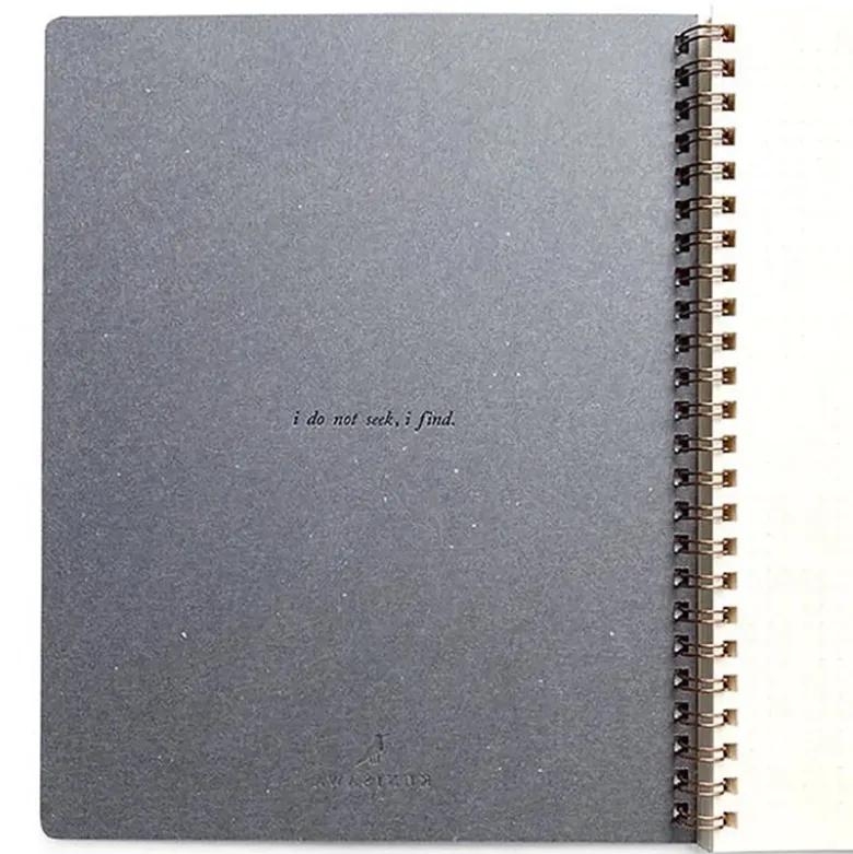 Kunisawa | Cuaderno B5 Executive Ring Note Charcoal