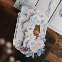 Loi Design | Papeles Decorativos Flower Collection Navy Blue