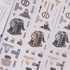 Loi Design | Pegatinas en Rollo Retro Stationery Die-Cut Paper Tape (1 metro)