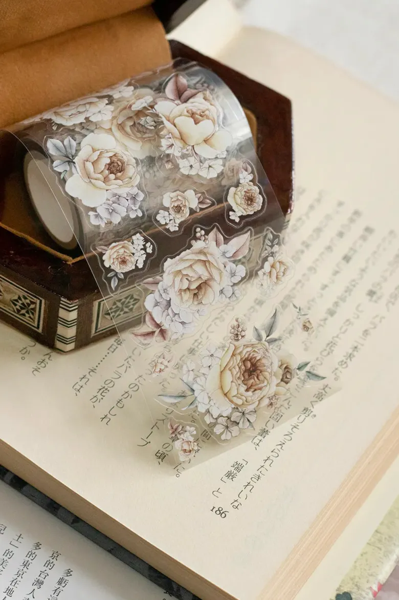 Loi Design | Pegatinas en Rollo The Amber Bloom Die-Cut PET Tape