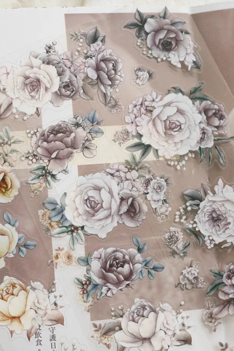 Loi Design | Pegatinas en Rollo The Amber Bloom Die-Cut PET Tape