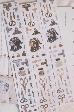 Loi Design | Pegatinas en Rollo Retro Stationery Die-Cut Paper Tape