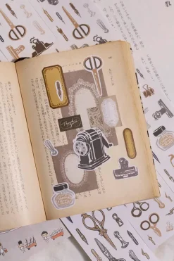 Loi Design | Pegatinas en Rollo Retro Stationery Die-Cut Paper Tape