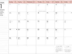 MARK'S | Agenda B6 Gradient Pink 2026-2027 (Semanal)