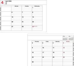 Mark's | Cuaderno Calendario 2027 Mini Ivory