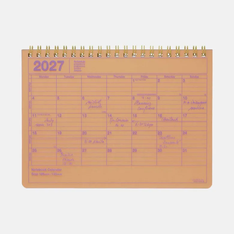 Mark's | Cuaderno Calendario 2027 S Orange