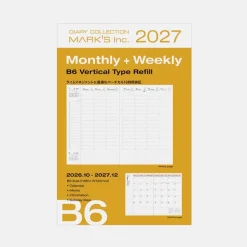 MARK'S | Recambio Agenda B6 2026-2027 (Semanal)