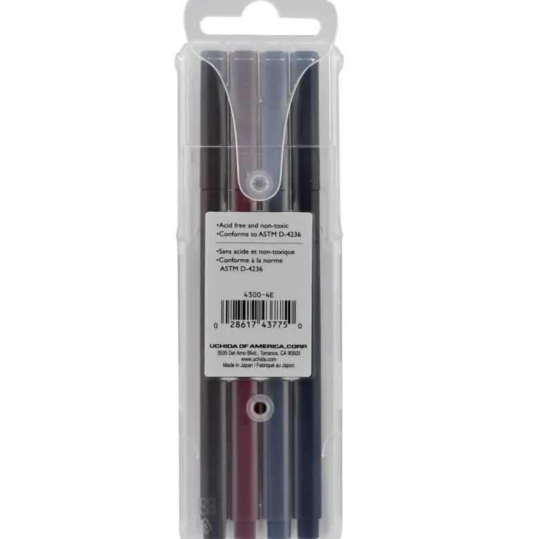 Marvy Uchida | Set de Bolígrafos Le Pen Dark (4pc)