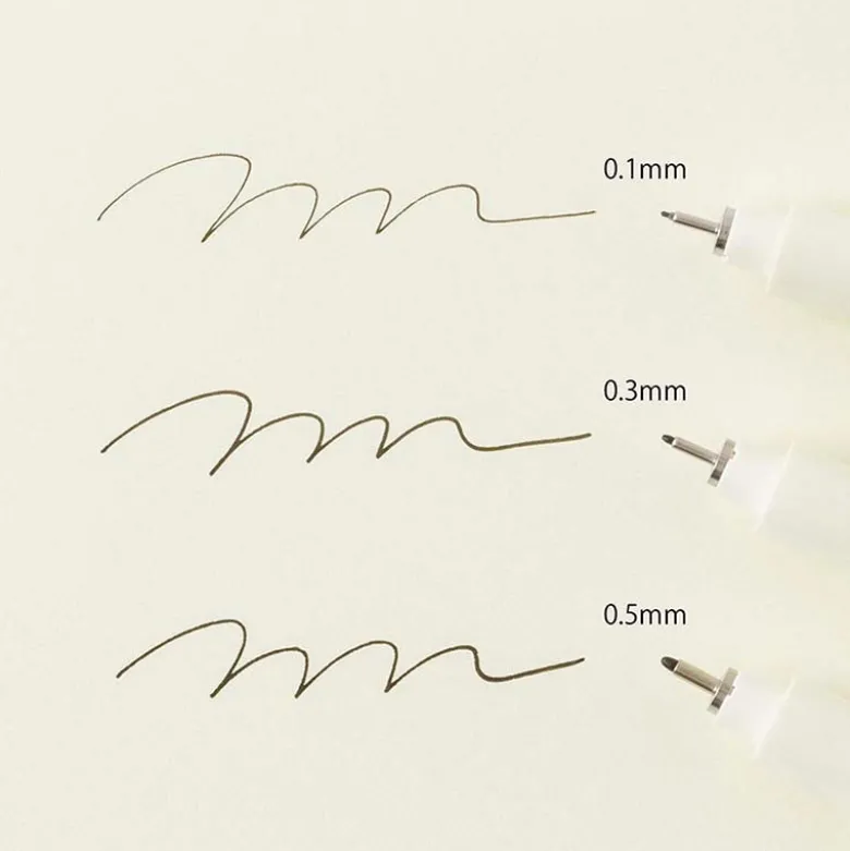 Midori | Bolígrafo Calibrado MD Drawing Pen 0.5mm Black