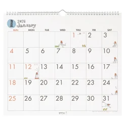 Midori | Calendario de Pared L 2026 Ojisan