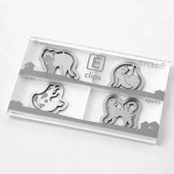 Midori | Clips Metálicos Etching Gatos